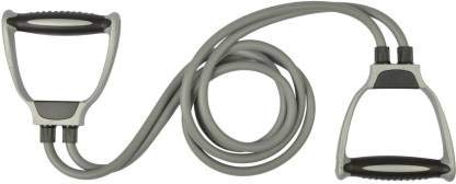 ADONYX Trainer Toning Tube Full Body Home Latex Cords Gym Exerciser Resistance Tube (Grey) (B08F1VJMGL) Amazon Price History, Amazon Price Tracker