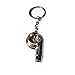 Produktbild Fashion SHOP Schlüsselanhänger Metallpfeife KeychainTurbo-Ladegerät Turbocharging Keyring Schlüsselanhänger Dekorationen (Color : Chrome)