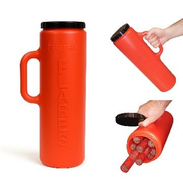 A Single Safety Flare Container