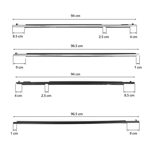 Joint en caoutchouc anti-pluie pour vitre latérale Toyota 4Runner - 2