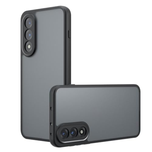 Image of Matte PC + TPU Back Cover Case for OnePlus Nord 5 5G, Air Bag Protection, Anti-Fingerprint, Micro Arc Edge, Never Yellowing, Skin-Friendly Feel, Black