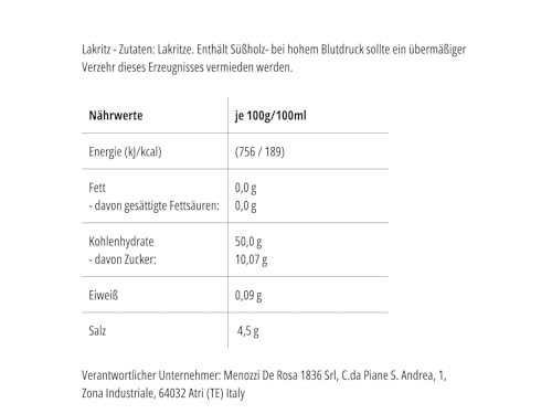 Menozzi De Rosa - Pure Liquorice Pellets 150g Tin | Pure Italian Liquorice of Calabria