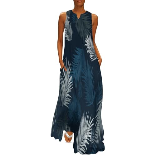 Robe d'été longue avec poches pratiques pour rester fraîche et élégante par grande chaleur