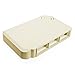 Leviton 41296-MMT 3 Unit MOS Surface Mount Box, Light Almond