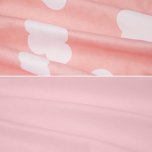 Baby Bassinet Sheets 4 Pack Compatible with 33" x 20" Mika Micky, Baby Delight, Dream On Me, AMKE and Other Rectangle Bassinet Mattress, Ultra Soft & Skin-Friendly, Pink Print