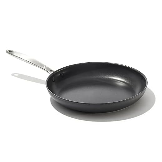 OXO Good Grips Pro Nonstick Dishwasher Safe Black Frying Pan, 12"
