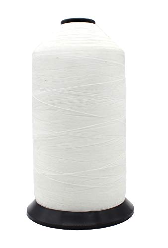 Hilo Nylon Bonded Tex 69 5000 Yards Blanco 1 Cono miniatura 1