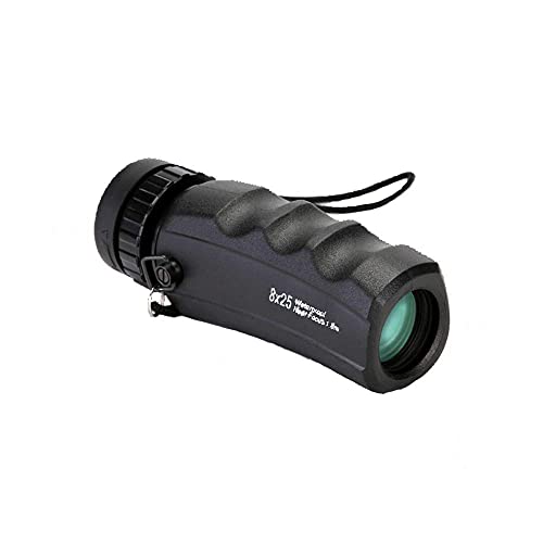 Monocular 8X25 portátil prismático con lente FMC resistente al agua
