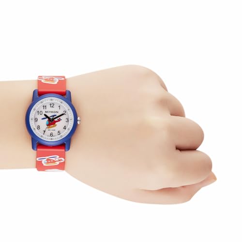 Image of Miykon Kids Watches for Boys and Girls - Educational Time-Telling Gift for Kids Aged 3-15, Toddlers, Preschoolers, and School-Aged Children - Easy to Read Analog Watch, Soft Resin Band, Japanese Quartz, 100M Water Resistant