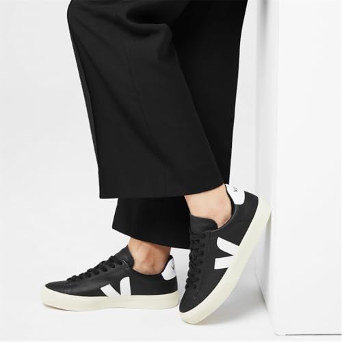 Image of Veja Women Campo Sneakers Black - White 7 US