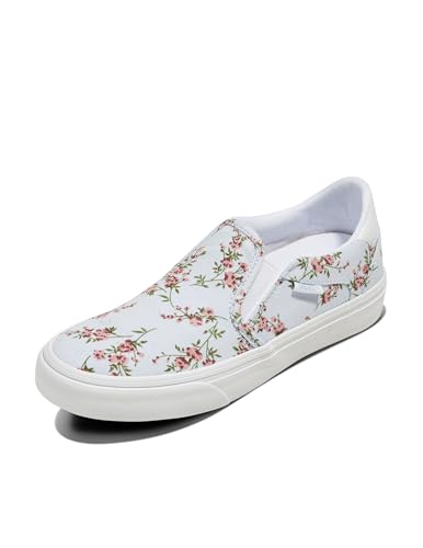Vans Womens Asher Deluxe Slip-On Shoe - Comfortable Sneakers for Fashion Walking & Everyday Wear