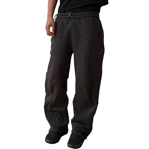 Mens Casual Pants Drawstring Elastic Waist Relaxed fit Jogger Yoga Pants with Pockets