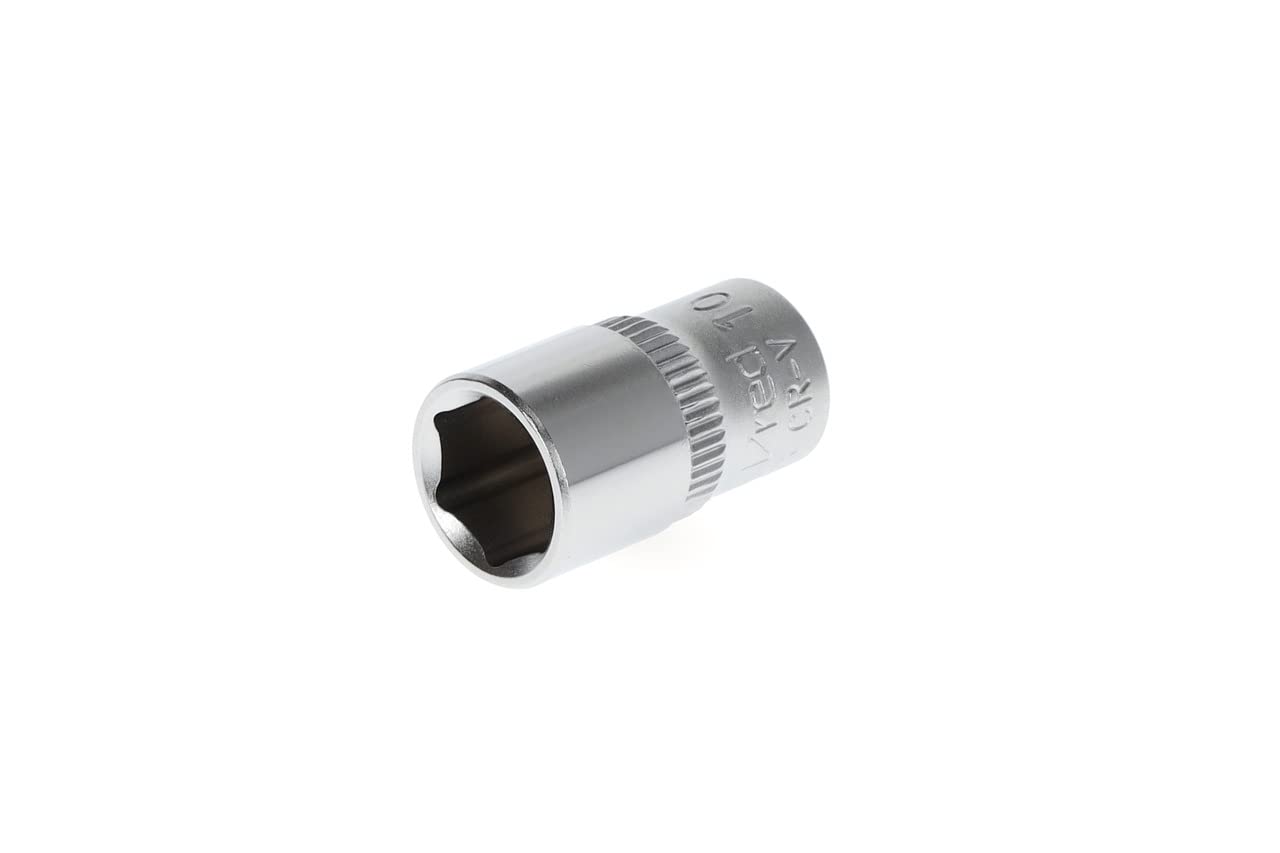 GEDORE red Socket, 1/4" 6.3 mm drive, hexagonal, 10 mm AF, Tool, R41001003, steel