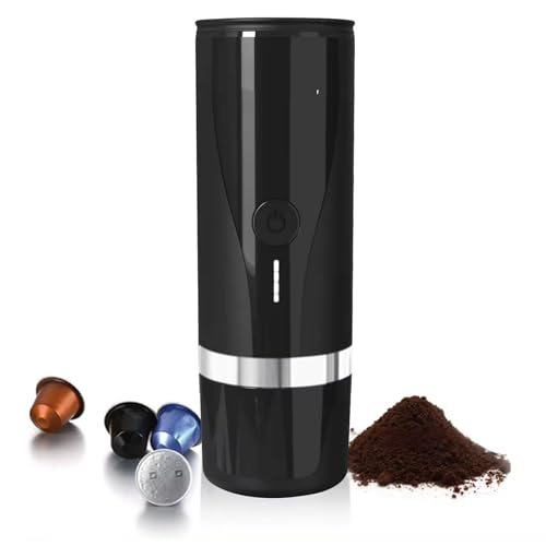 Cafetera Expreso Portátil con Batería y Capacidad 70 mL