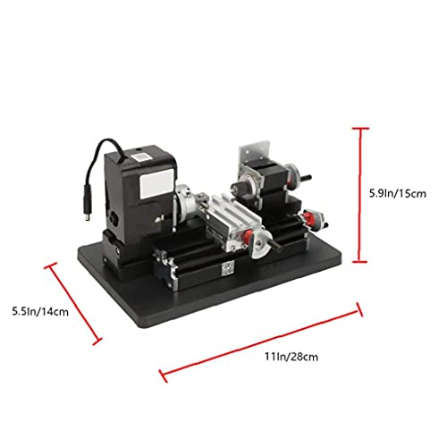 Mini Metal Lathe Z20002m 24 W met 20000RPM Motor 100-240 V DIY Works Tool Zwart DIY Draaibank Machine Mini Metalen Lathe… - Image 5