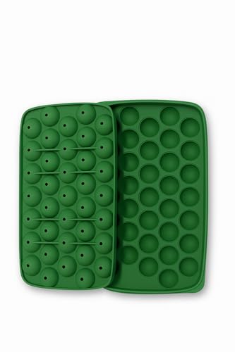 Image of Ice Cube Tray - BPA Free Silicone Flexible Easy Release 37 Ball Ice Cube Maker - Reusable Silicone Ice Trays for Freezer