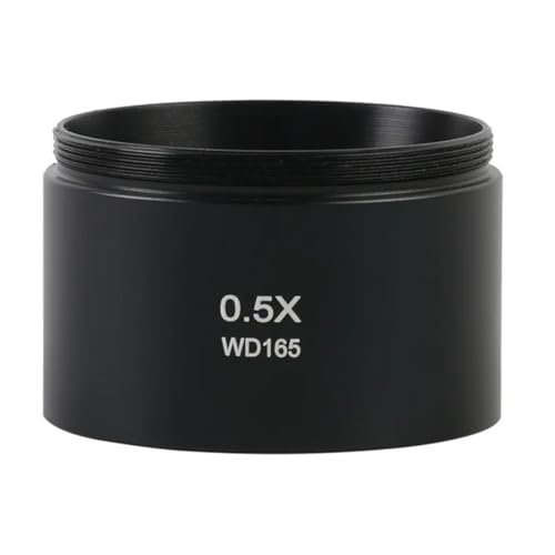 顕微鏡キット 0.3X 0.5X 0.7X 0.75X 1X 1.5X 2X ステレオ双眼三眼顕微鏡補助取り付けネジ 48 ミリメートル 顕微鏡レンズアダプター(0.5x 0.7x)