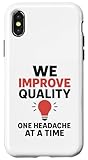 best iphone xs case amazon Célébrez la Journée mondiale de la qualité avec style avec ce design motivant conçu pour les professionnels qui croient en l'excellence, l'amélioration continue et le fait correctement du premier coup.