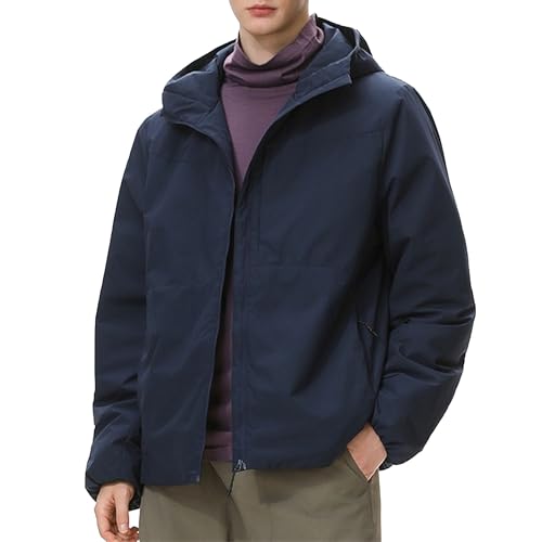 Veste coupe-vent thermique imperméable homme DGKaxiyaHM veste légère