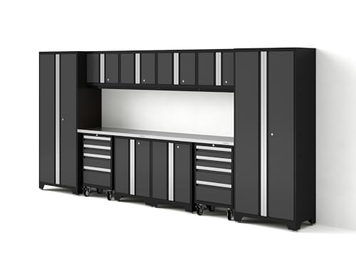 Newage products bold series gray 12 piece set, garage cabinets, 50411