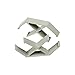 Basyx QC90GY Versé Quick Connect 90° Connecting Hardware, Gray, 2/Pack