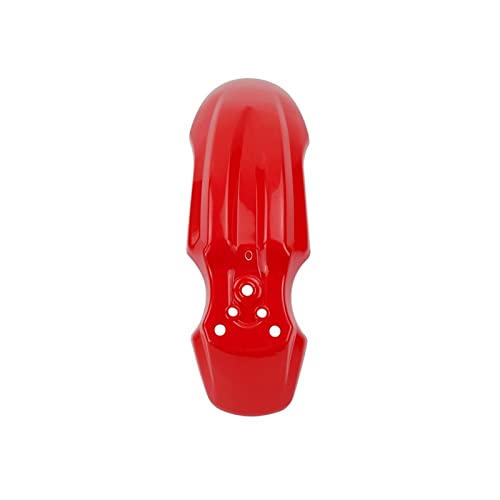 Guardabarros De Rueda Delantera Accesorios De Motocicleta para CRF50, Guardabarros De Plástico Motocicleta, para Dirt Pit Bike Guardia(Rojo)