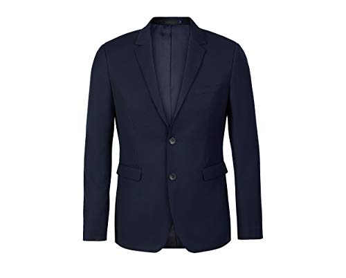 Veste pour homme marine Marius en grande taille bleu veste classique
