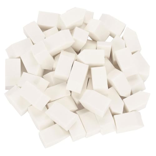 SHERCHPRY 100pcs Powder for Cosmetics Soft Smooth Face Makeup Applicators Versatile Blending Pads for Foundation Setting Elegant Off