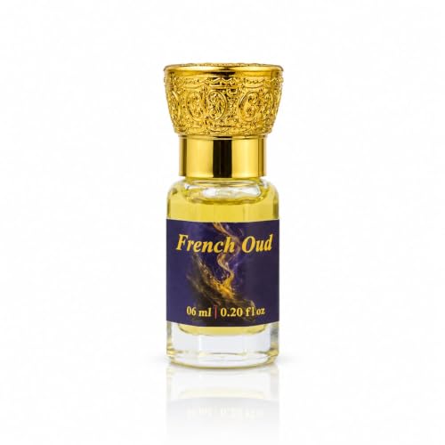Image of ALY'SIAN French Oud Luxury Attar Perfume Oil for Men & Women, 6ML Long Lasting Non Alcoholic Roll On, Premium Fragrance, Rich Concentrated Perfume Oil, Unisex Attar Gift for Daily Wear, Office, Travel and Special Occasions (FRENCH OUD 6 (ML))