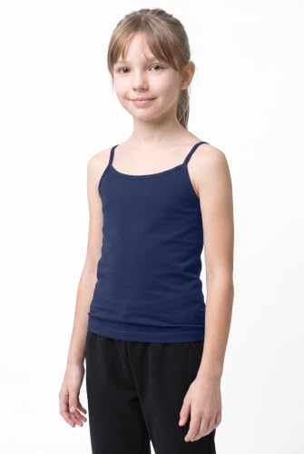 Image of Kurve Girl's Sleeveless Tank Top - Stretch Undershirts Cami Camisole, UV Protective Fabric, Rated UPF 50+ (Made in USA)