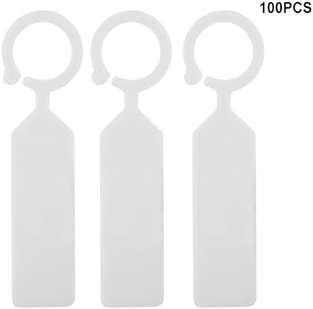Luqeeg 100 Peças de Etiquetas de Flores Suspensas de Plástico Reu...