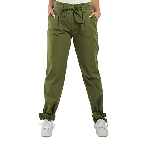 Image of London Rag Waist Tie Pleated Trousers