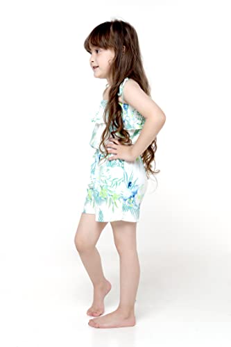 Image of Hawaii Hangover Family Matching Hawaiian Clothes, Orchid Breeze White | Family matching Hawaiian outfits, Orchid Breeze White, lightweight rayon, machine washable, tropical floral print, luaus