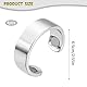 4 Stücke Ringe Unisex Magnetringe,anti schnarch ring,Magnetring für magnetfeldtherapie(Schwarz+Silber）
