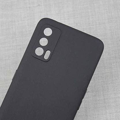 Image of Mobile Back Cover Case for IQOO Z5 (Silicone Case|CameraProtection|Black SC1510)