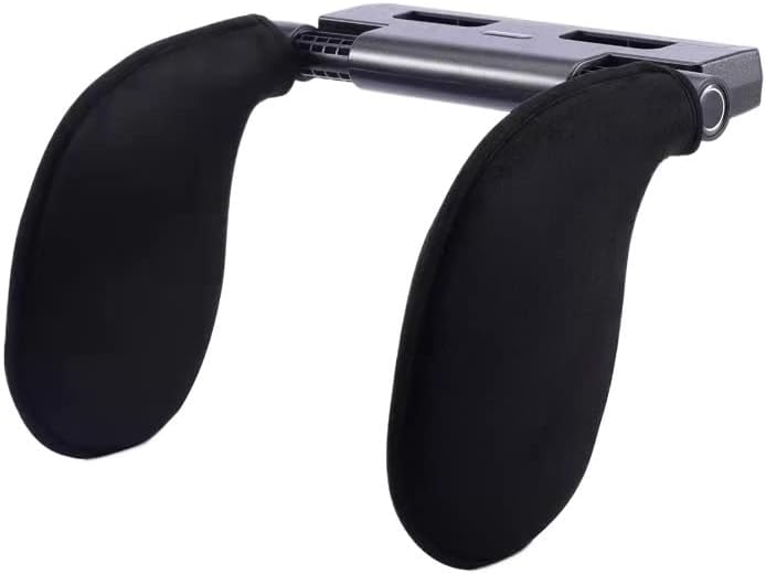 X Car Seat Headrest Pillow Travel Rest Sleeping Headrest Support Solution Car Accessories Interior U Shaped Pillow Car for Kids X (Color : Cloth Black)