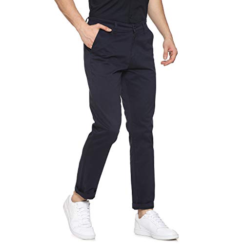 Image of CAHOOT Mens Stretchable Cotton Slim Fit Chino Pants for Men