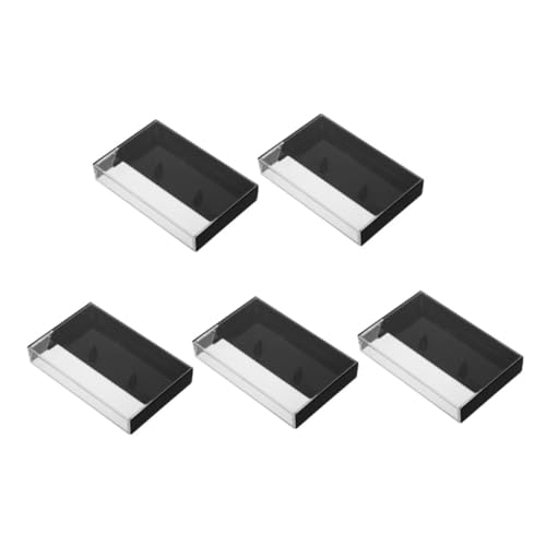 ERINGOGO Dustproof Cassette Tape Storage 6pcs Recording Cassette Cases Plastic Audio