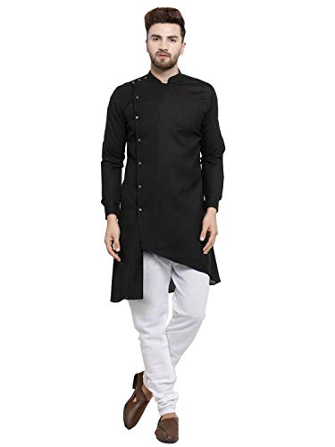 Elina fashion Men's Indian Cotton Kurta Pajama || Designer Kurta Payjama Wedding Ethnic Diwali Puja Set