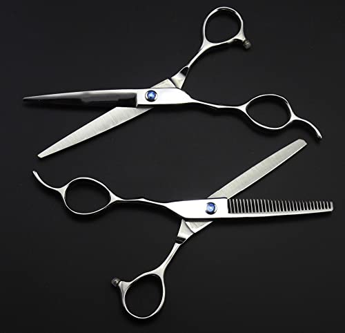 Ciseaux de coupe de cheveux pour coiffure et ciseaux amincissants de main gauche