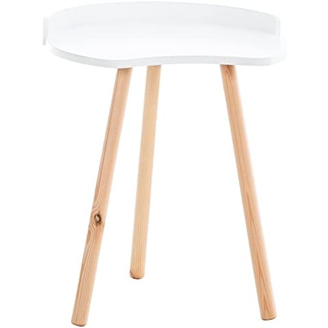 CLP Mesa Auxiliar Jannis De Madera MDF En Estilo Escandinavo Cover