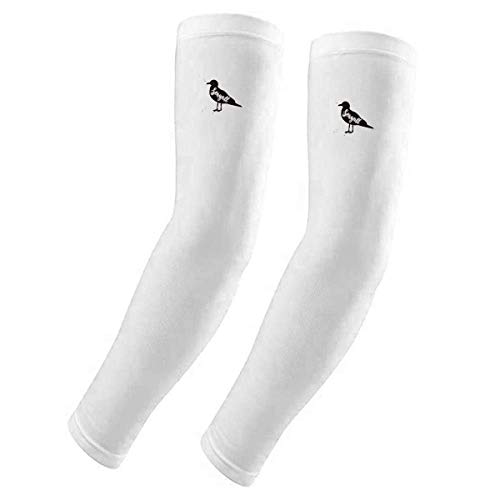 Guante con diseño de gaviota estampado en contraste blanco y negro