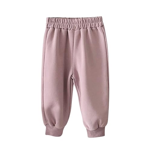 Girls Sweatpants Cute Cotton Athletic Jogger Toddler Pants with Pockets Teen Clothing Winter Warm Kids Clothes