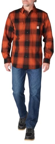 Image of Carhartt Men's Hubbard Loose Ls Plaid Shirt