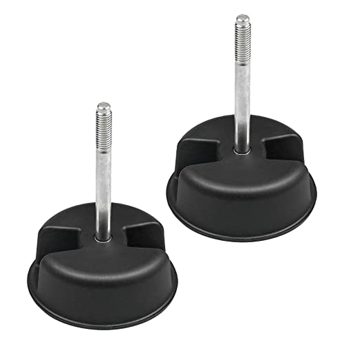kingsea 2Pcs Hardtop Top Mounting Knob Screw Compatible with 2007-2019 Jeep Wrangler 2dr and Unlimited 4dr, Black