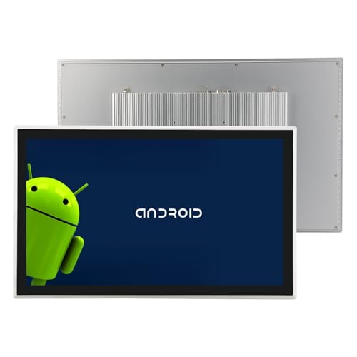 Image of 23.8-Inch Touchscreen Monitor,Ratio 16:9 Embedded Industiral Touch Screen Tablet with IP65 Front,WiFi & BT,Android 11 RAM 4G & ROM 32G Suitable for kiosks /Automation /ATM