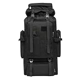 GOOPEEG Mochila de Marcha Camping Mochila De Senderismo Bolsa Equipaje Bolso Grande Viaje Deporte Al Aire Libre Trekking Excursionismo(A)