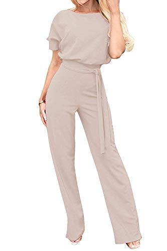 Mono de Manga Corta para Mujer con cinturón Long-ka L