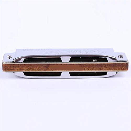 KIRANDIE Harmonica diatonique 10 Trous 20 Notes Blues Harp Key C Acier Inoxydable Instruments de Musique (Color : Key F) - Les Beatles, Paul McCartney, John Lennon, RIngo Starr, George Harrison KIRANDIE Harmonica diatonique 10 Trous 20 Notes Blues Harp Key C Acier Inoxydable Instruments de Musique (Color : Key F) – Image 4
