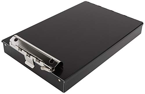 Saunders-Metal-Clipboard-with-Storage-Legal-Size-Heavy-Duty-Contractor-Grade-Clipboard-Recycled-Aluminum-Dual-Storage-Form-Holder-with-High-Capacity-Clip-Assembled-in-USA-Black-Cruiser-Mate